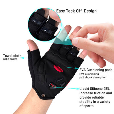 Reflective Cycling Gloves