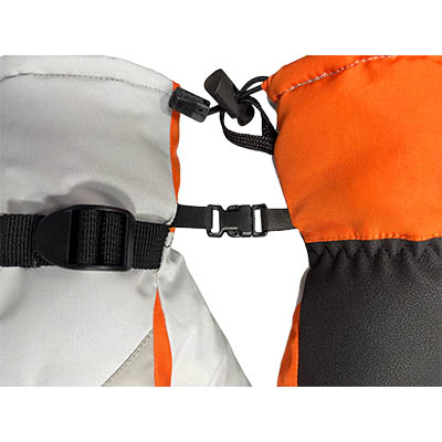 Ski Gloves With Wrist Leash
