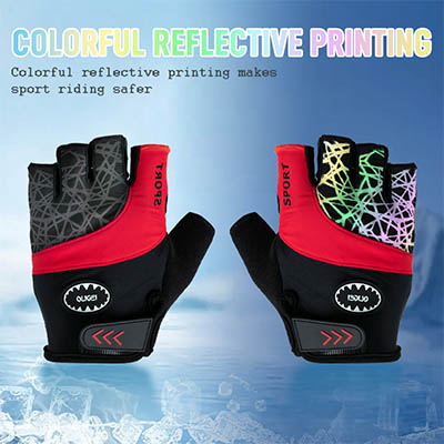 Reflective Cycling Gloves